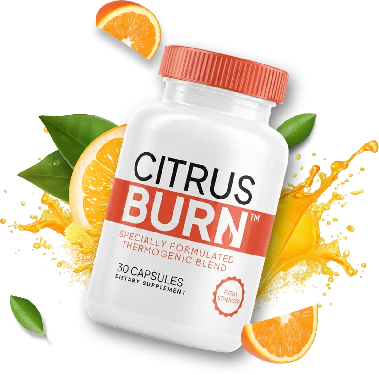 CitrusBurn weight loss supplement bottles – natural fat burner USA 2026